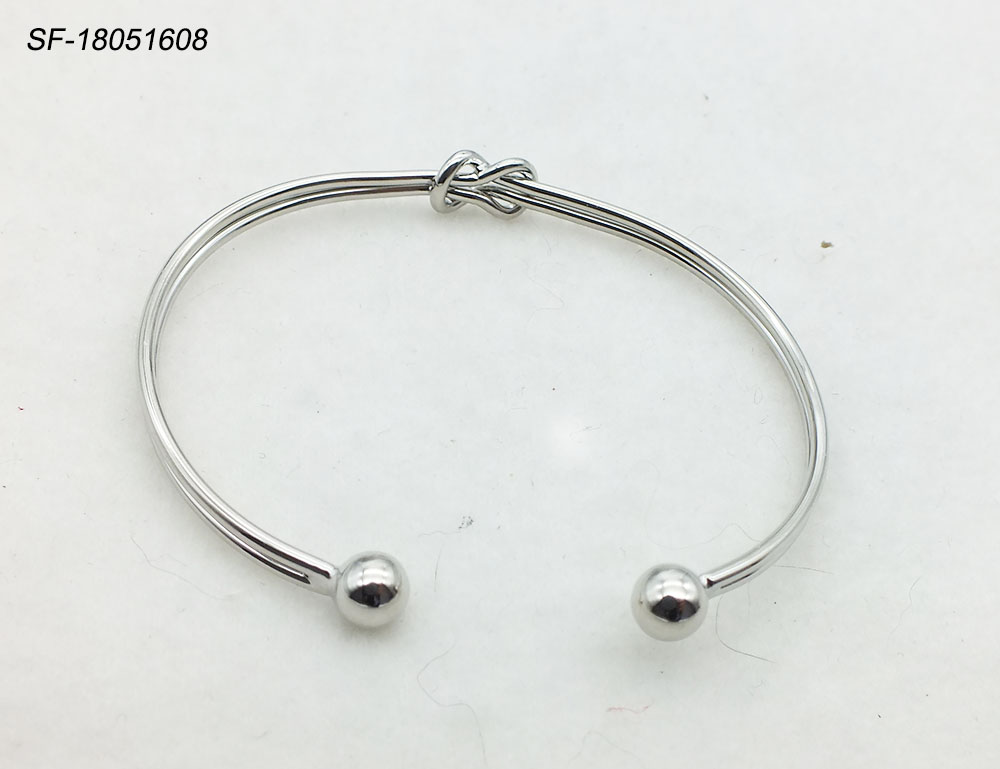 new metal knot cuff bangle